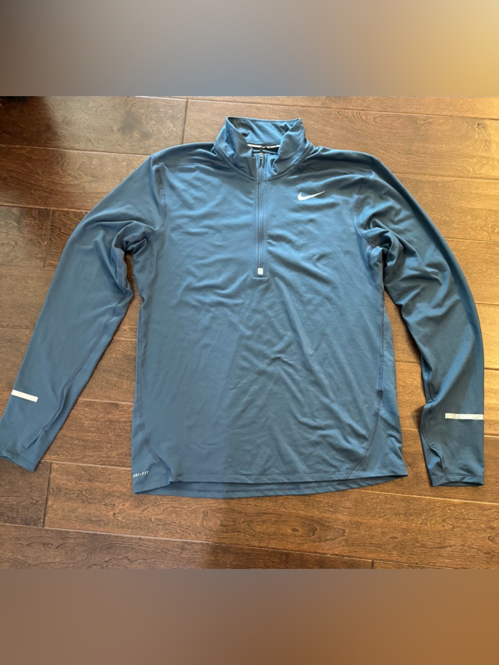 Nike Men's Blue Quarter-Zip Performance Shirt